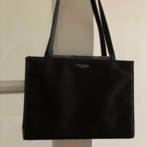 Vintage Kate Spade - Black "Sam" Nylon Shoulder Bag